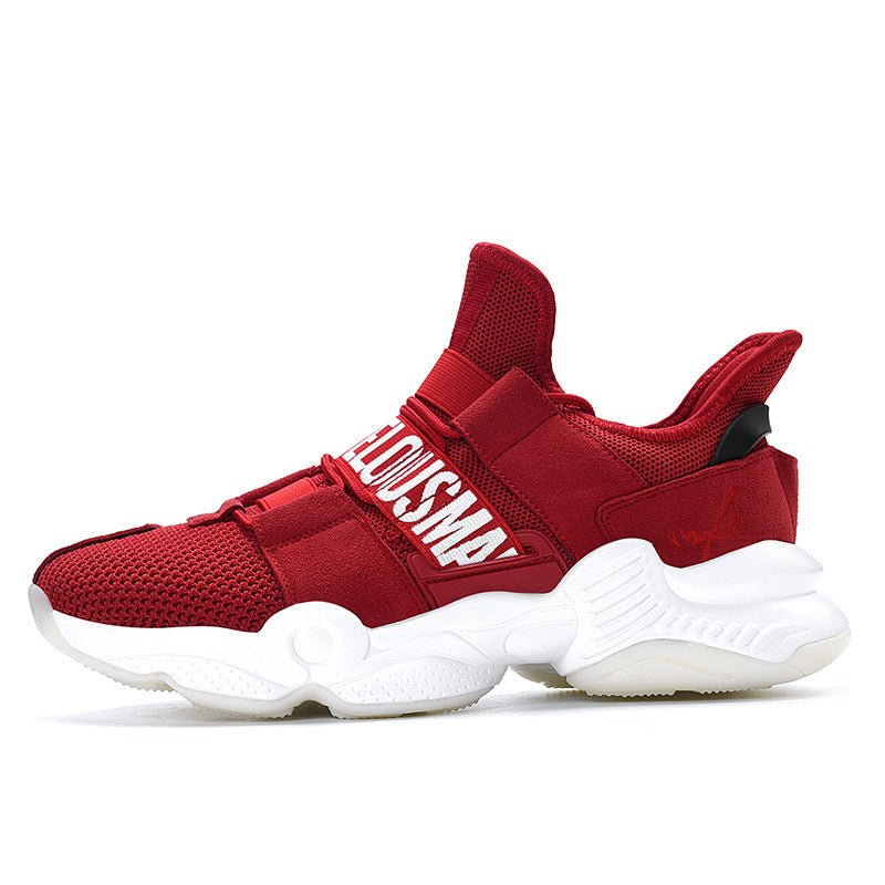 New Men's Shoes Non Slip Wear Resistant Running Shoes Breathable Casual Shoes - Taylor K Shop