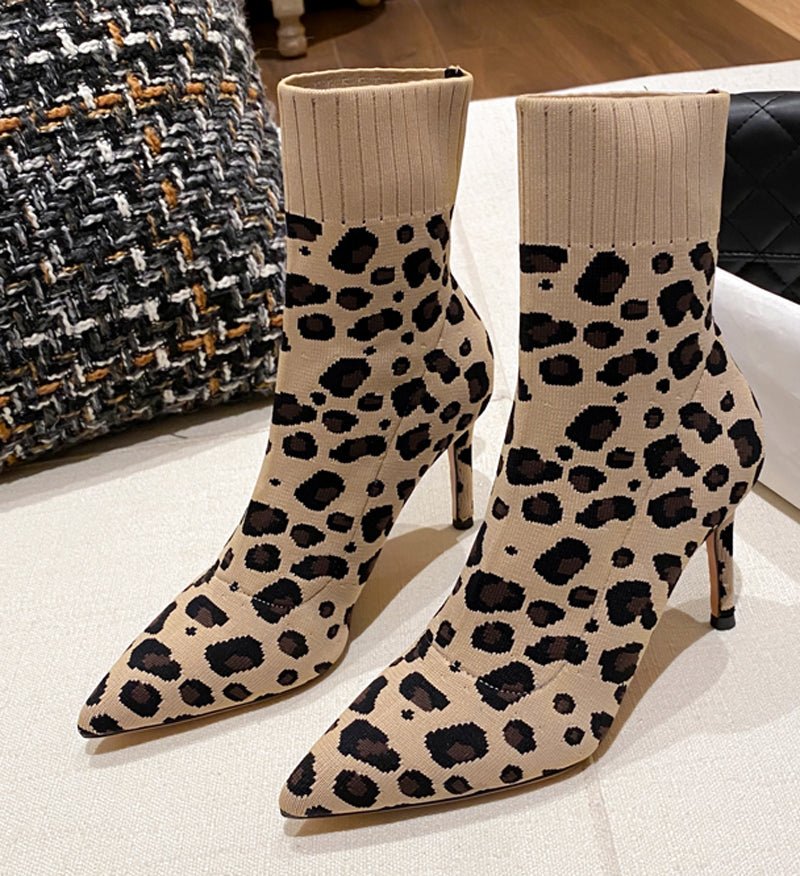 New Pointed Thin Boots Stiletto Ankle Boots - Taylor K Shop