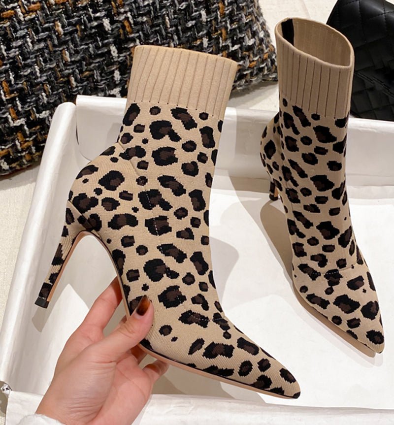 New Pointed Thin Boots Stiletto Ankle Boots - Taylor K Shop