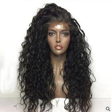 New product explosion European and American fashion wig ladies front lace chemical fiber wig set - Taylor K Shop