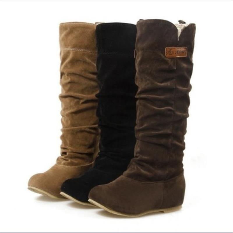 New Shoes Fashion Sweet Zapatos Mujer Mid - Calf Slip - On Light Comfortable - Taylor K Shop