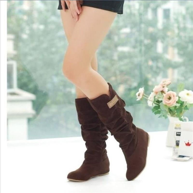 New Shoes Fashion Sweet Zapatos Mujer Mid - Calf Slip - On Light Comfortable - Taylor K Shop