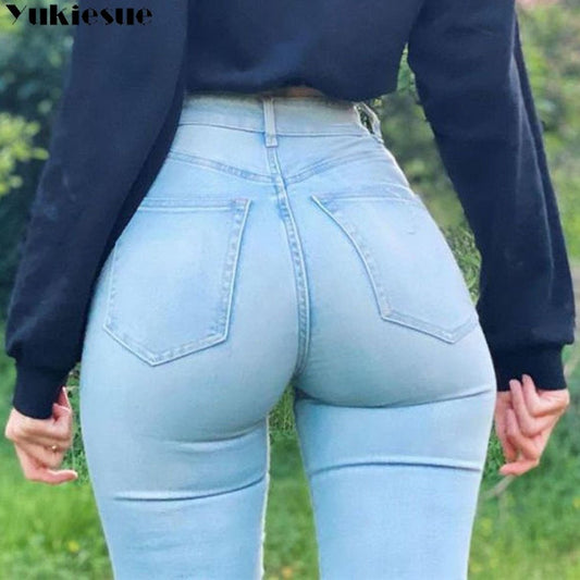 New Spring Sexy Vintage Fashion y2k Streetwear Stretch Women&#39;s Jeans Skinny Jeans for Women High Waist Long Jean woman pants - Taylor K Shop