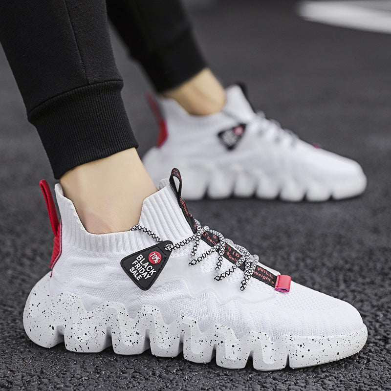 New Style Mesh Men'S Shoes, Sports Casual Shoes, Flying Woven Tide Shoes, Breathable Mesh Shoes - Taylor K Shop