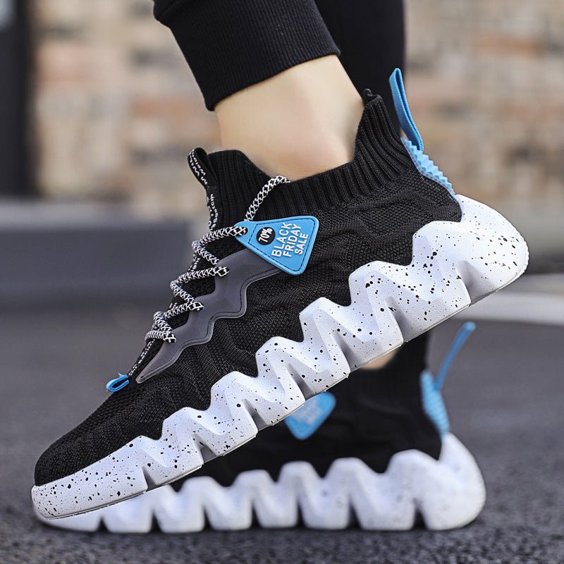New Style Mesh Men'S Shoes, Sports Casual Shoes, Flying Woven Tide Shoes, Breathable Mesh Shoes - Taylor K Shop