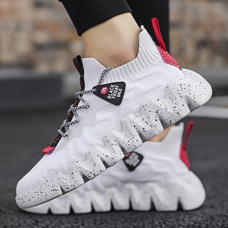 New Style Mesh Men'S Shoes, Sports Casual Shoes, Flying Woven Tide Shoes, Breathable Mesh Shoes - Taylor K Shop