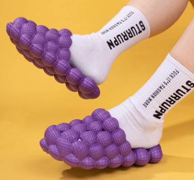 New Summer Fashion Massage Mesh Bubble Bathroom Slides Home Indoor Anti - Skid Shoes - Taylor K Shop
