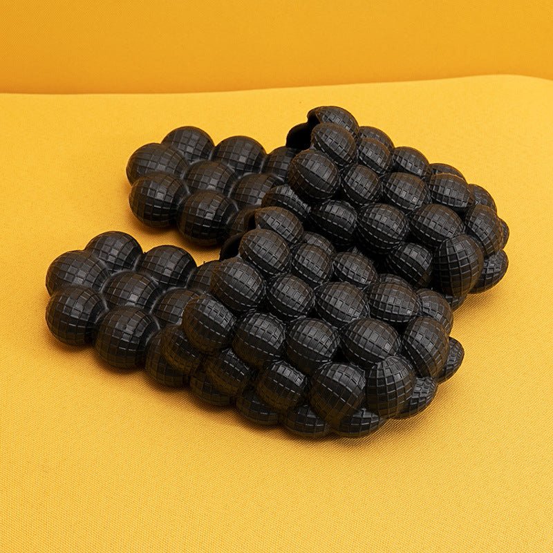 New Summer Fashion Massage Mesh Bubble Bathroom Slides Home Indoor Anti - Skid Shoes - Taylor K Shop