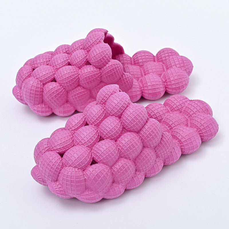 New Summer Fashion Massage Mesh Bubble Bathroom Slides Home Indoor Anti - Skid Shoes - Taylor K Shop