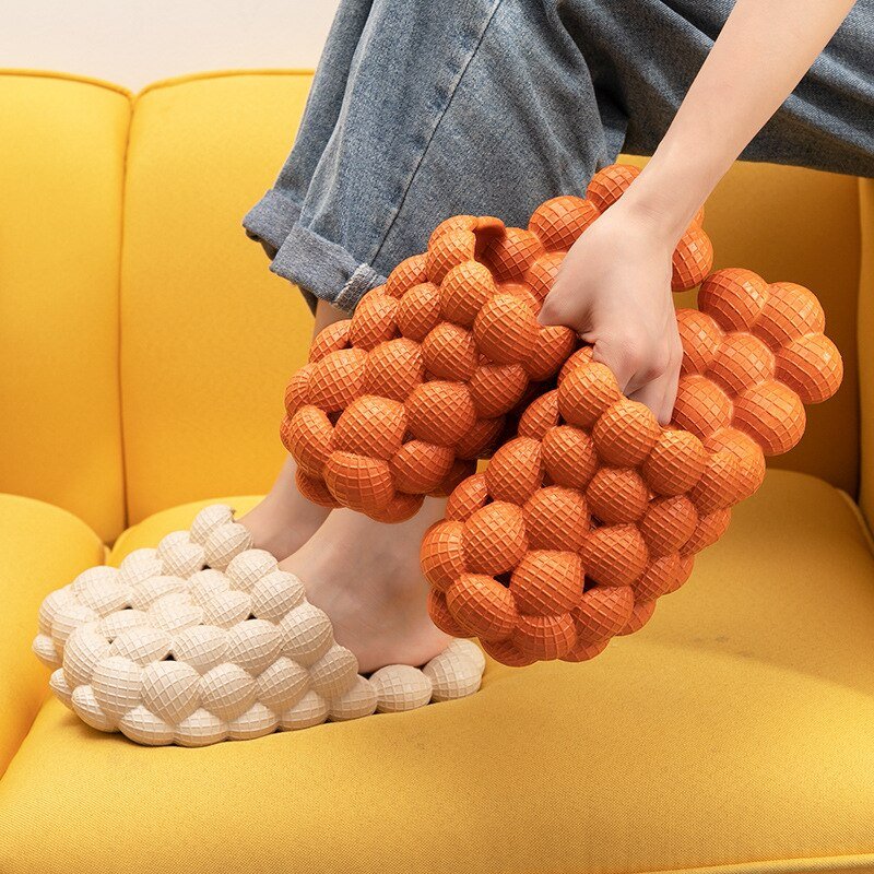 New Summer Fashion Massage Mesh Bubble Bathroom Slides Home Indoor Anti - Skid Shoes - Taylor K Shop