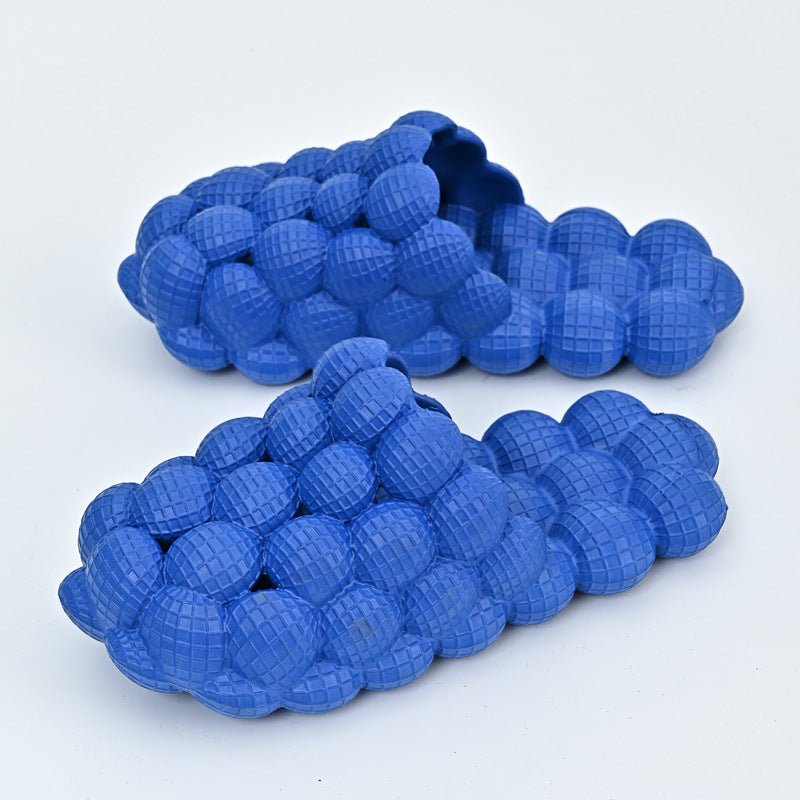 New Summer Fashion Massage Mesh Bubble Bathroom Slides Home Indoor Anti - Skid Shoes - Taylor K Shop