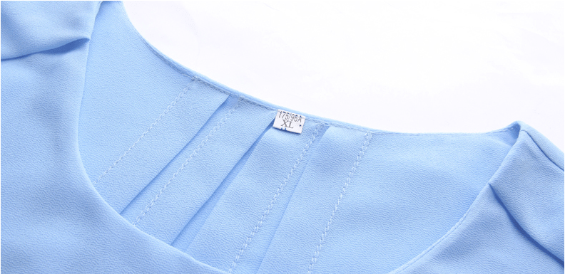 New Summer Women Blouse Loose Shirt O - Neck Chiffon Blouse Female Short Sleeve Blouse Plus Size 5XL Shirts Tops - Taylor K Shop