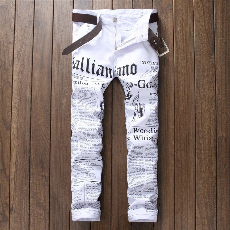 Newspaper jeans - Taylor K Shop