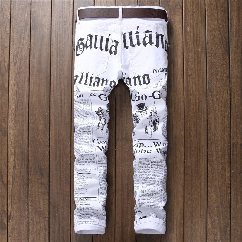 Newspaper jeans - Taylor K Shop