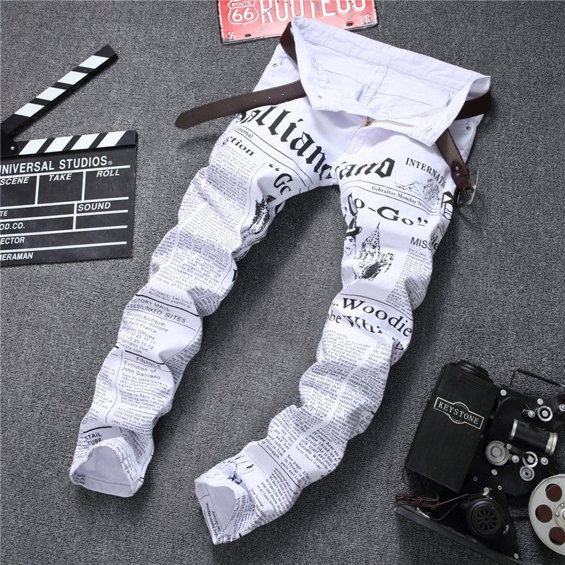 Newspaper jeans - Taylor K Shop