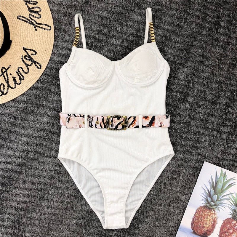 one piece swimsuit f - Taylor K Shop