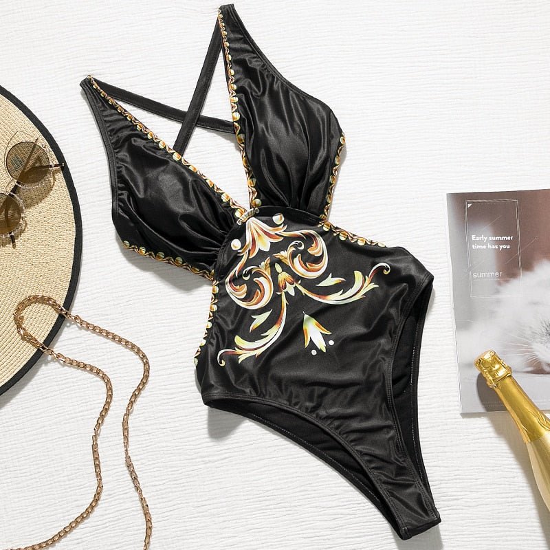 one piece swimsuit f - Taylor K Shop