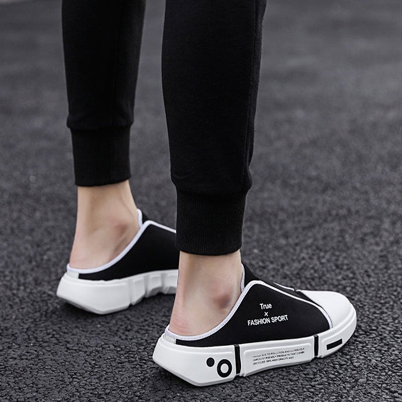 Outdoor Flats Slippers Breathable Lightweight Half Closed Toe Shoes Men - Taylor K Shop