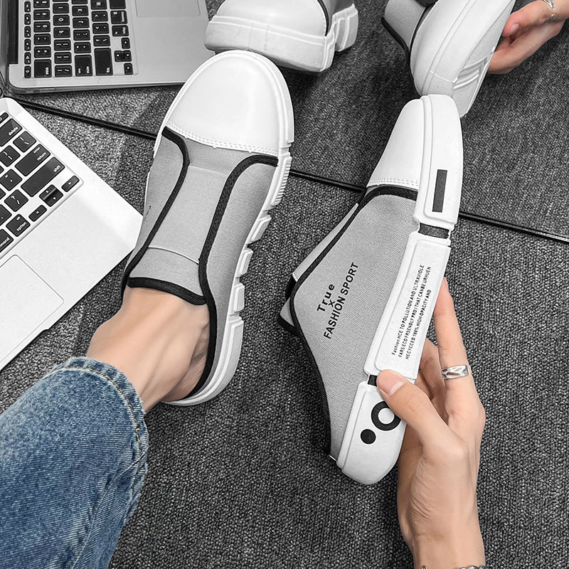 Outdoor Flats Slippers Breathable Lightweight Half Closed Toe Shoes Men - Taylor K Shop