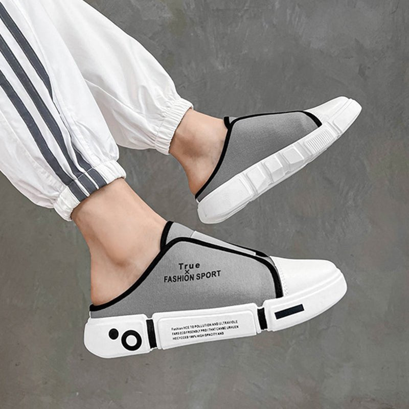 Outdoor Flats Slippers Breathable Lightweight Half Closed Toe Shoes Men - Taylor K Shop