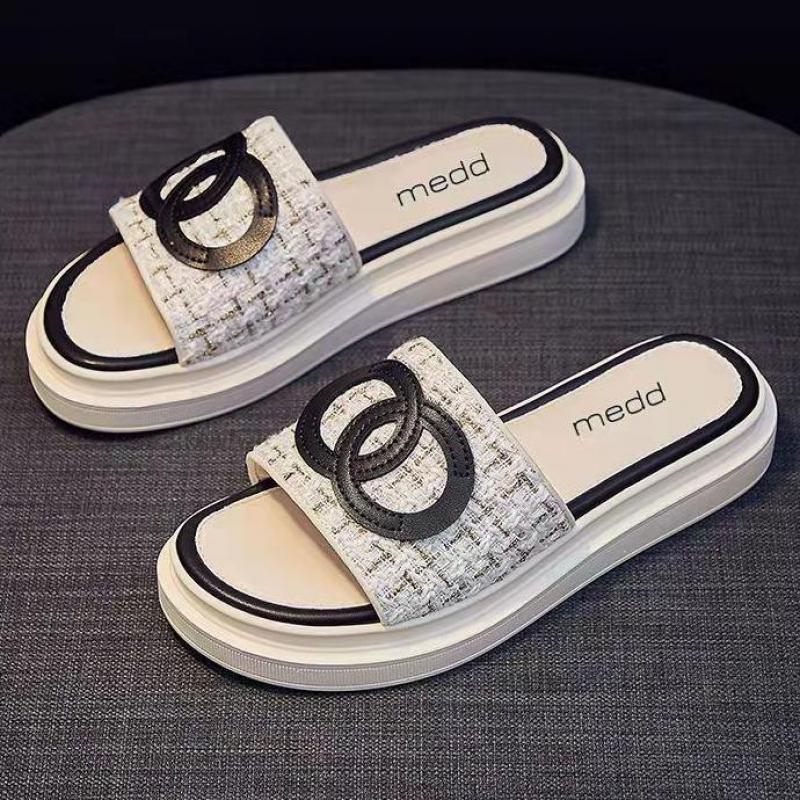 Outer Wear Slippers Women Comfortable High Quality Female Shoes 2022 Summer New Fashion Thick Bottom Casual Women's Sandals - Taylor K Shop