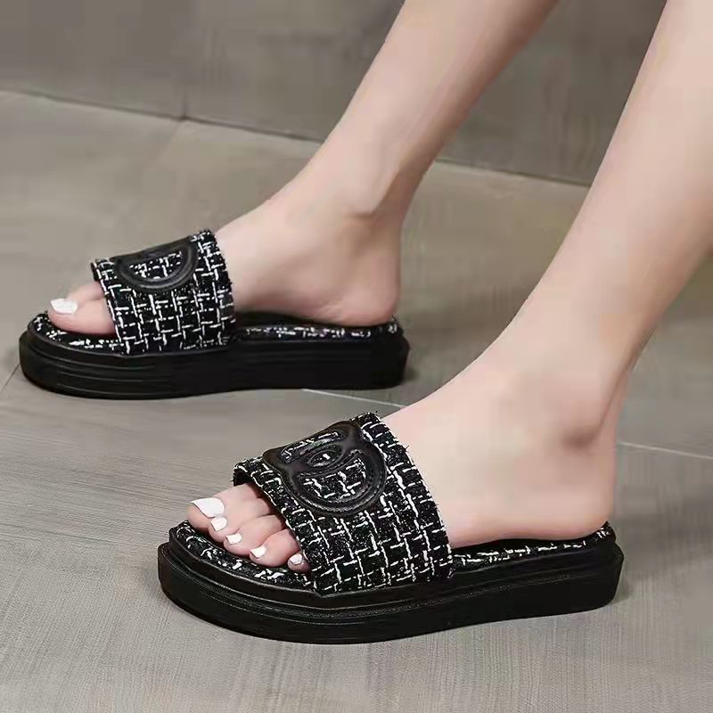 Outer Wear Slippers Women Comfortable High Quality Female Shoes 2022 Summer New Fashion Thick Bottom Casual Women's Sandals - Taylor K Shop