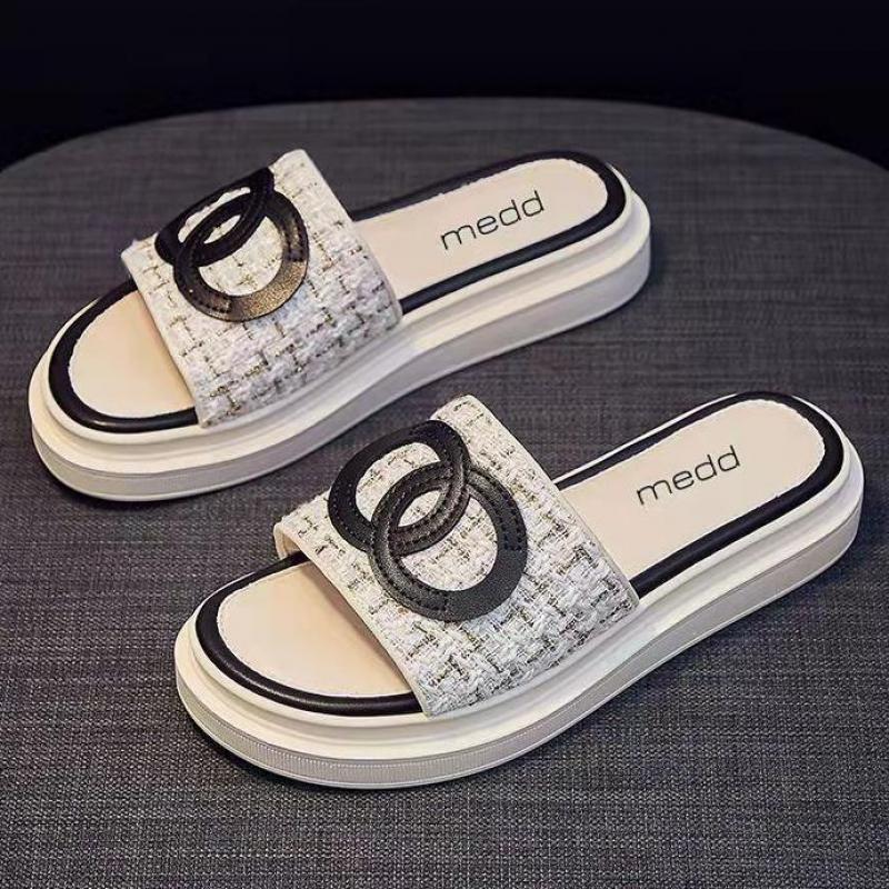 Outer Wear Slippers Women Comfortable High Quality Female Shoes 2022 Summer New Fashion Thick Bottom Casual Women's Sandals - Taylor K Shop