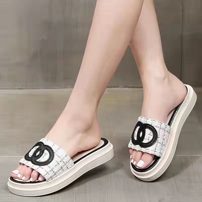 Outer Wear Slippers Women Comfortable High Quality Female Shoes 2022 Summer New Fashion Thick Bottom Casual Women's Sandals - Taylor K Shop