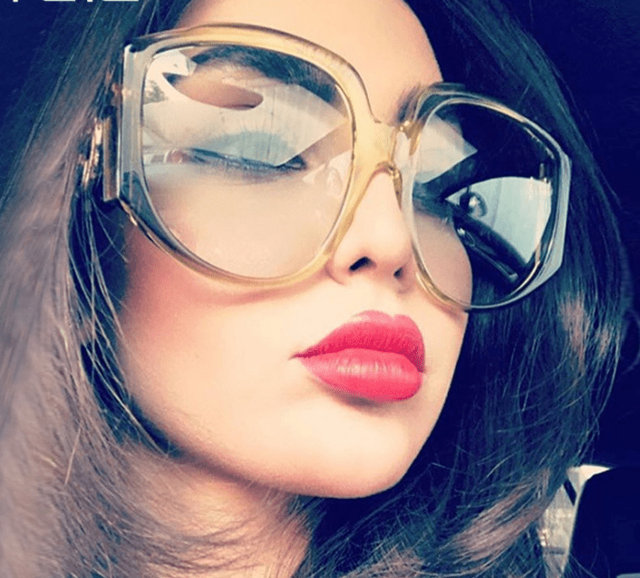 Oversize Women Round Sun Glasses - Taylor K Shop