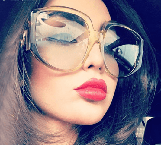 Oversize Women Round Sun Glasses - Taylor K Shop