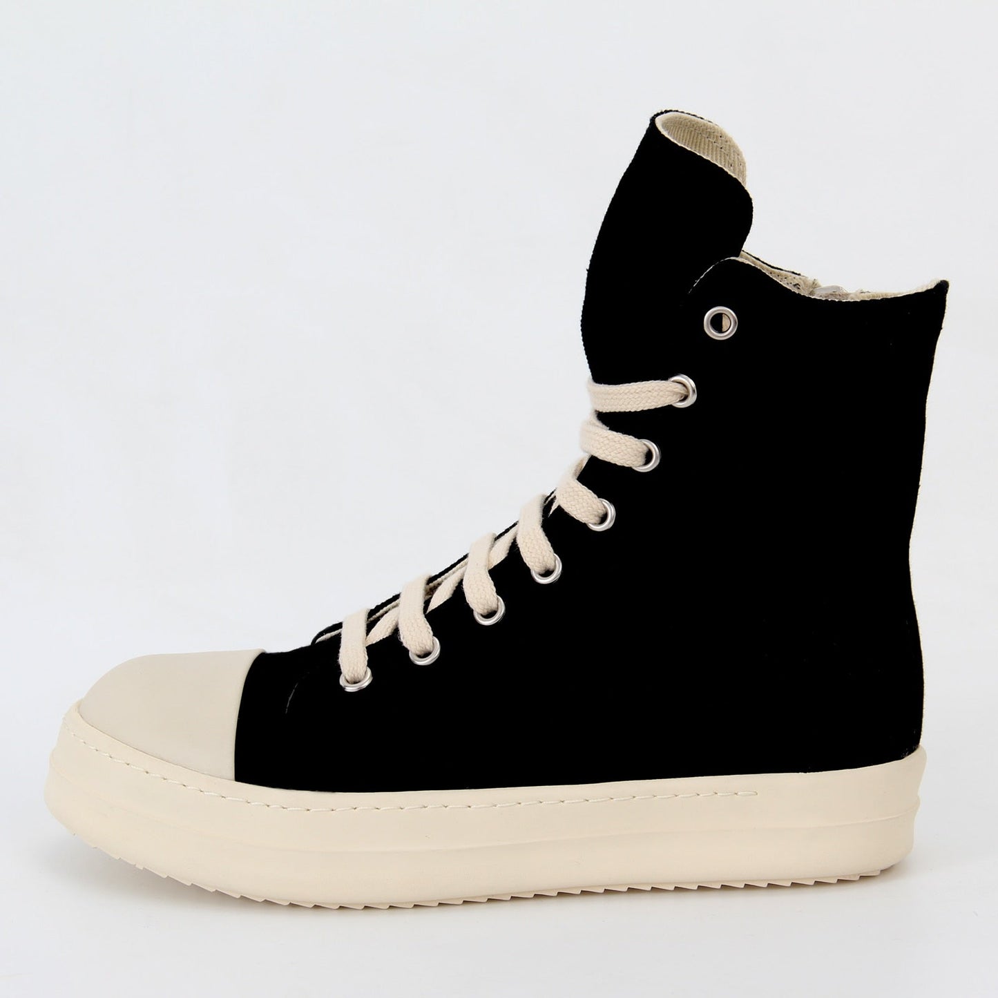 Owens Street Brand Rick High Top Board Sneakers Black Canvas. Unisex - Taylor K Shop