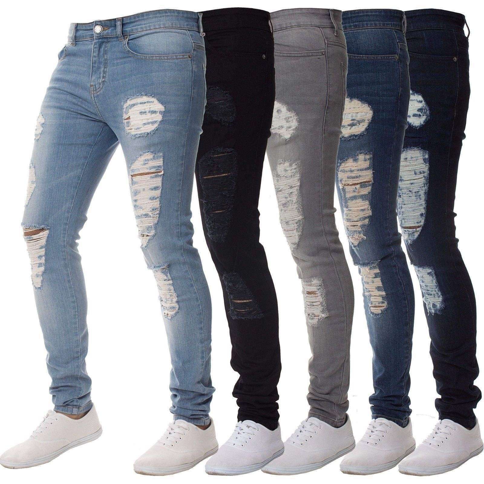 Pants Jeans For Mens Trousers Spring Plussize Blue grey - Taylor K Shop