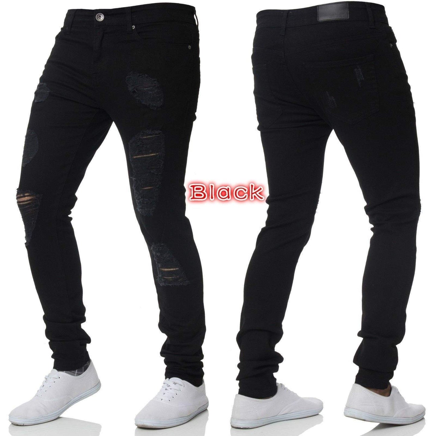 Pants Jeans For Mens Trousers Spring Plussize Blue grey - Taylor K Shop
