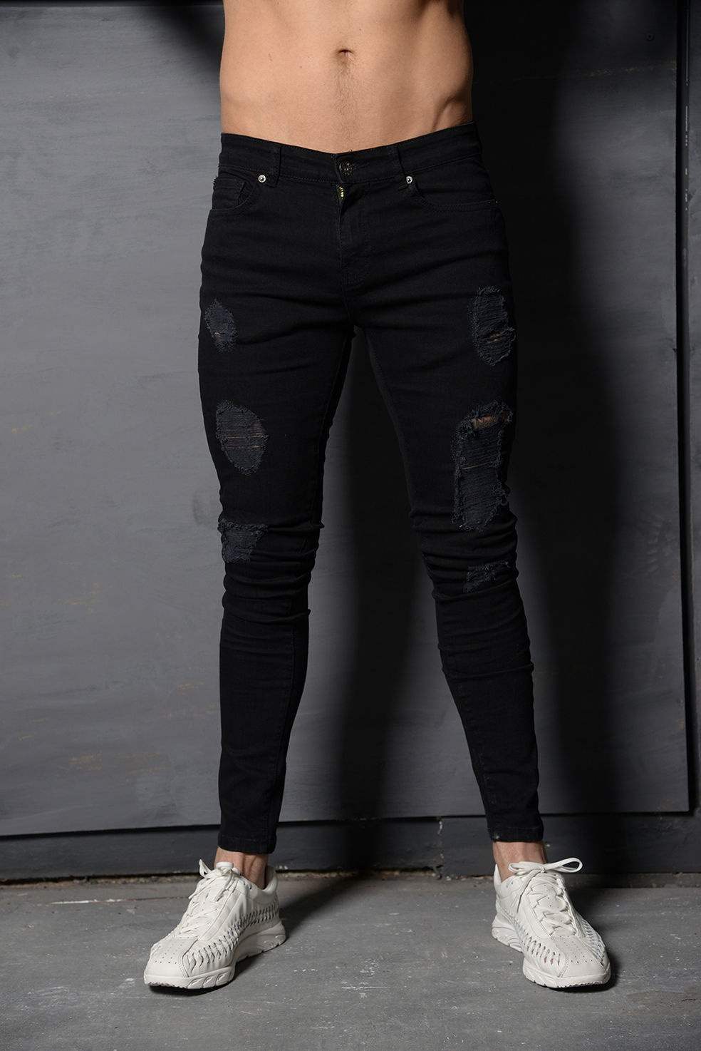 Pants Jeans For Mens Trousers Spring Plussize Blue grey - Taylor K Shop