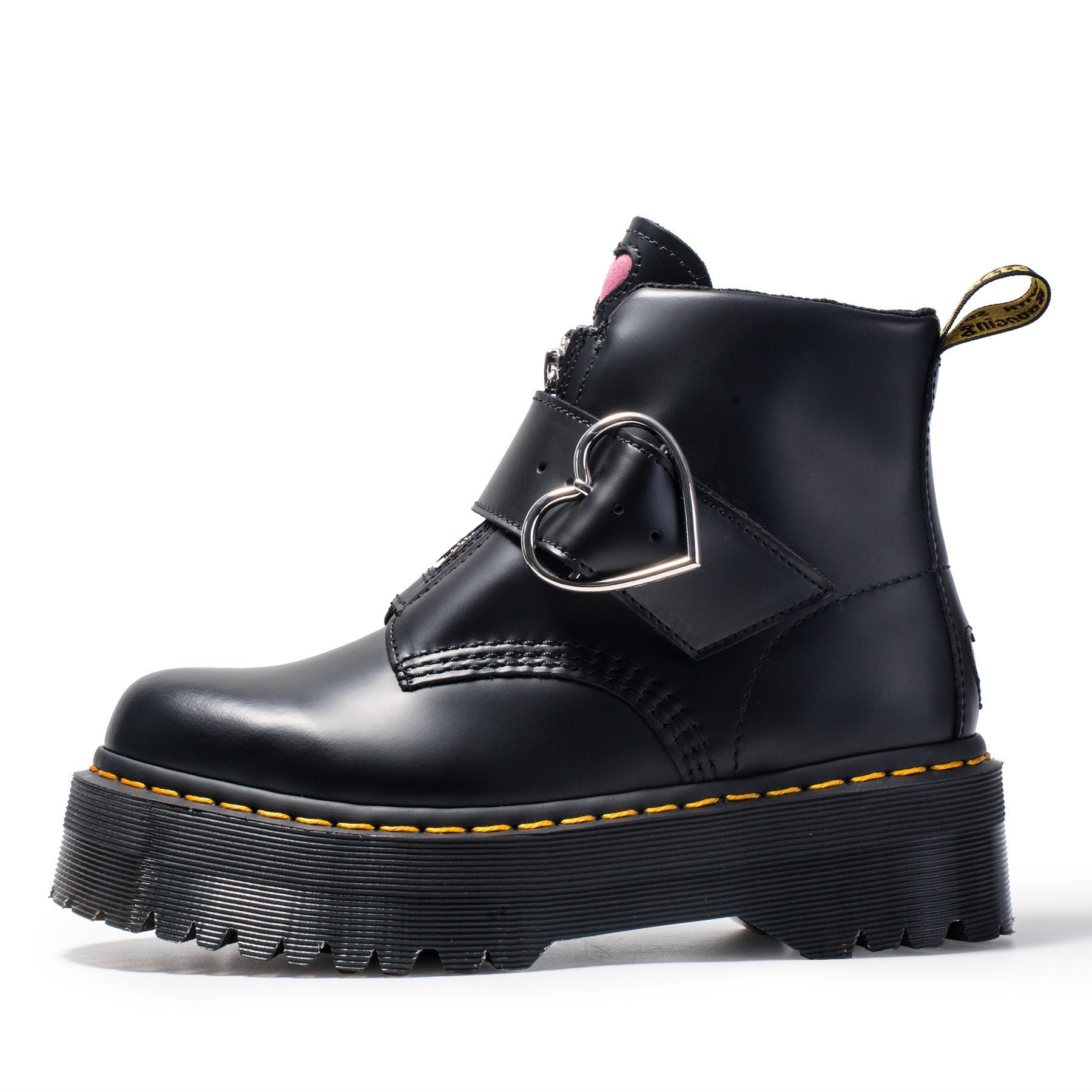 Peach heart fashion boots women zipper ankle boots - Taylor K Shop