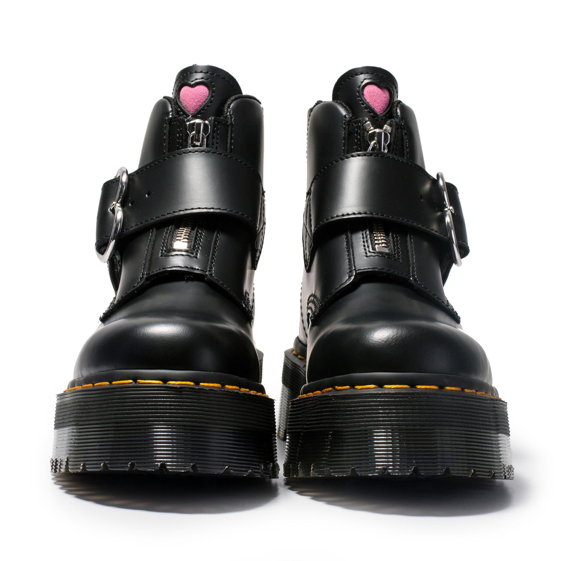 Peach heart fashion boots women zipper ankle boots - Taylor K Shop