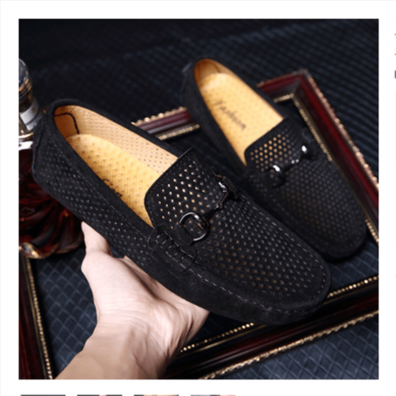 Peas shoes breathable hollow casual shoes - Taylor K Shop