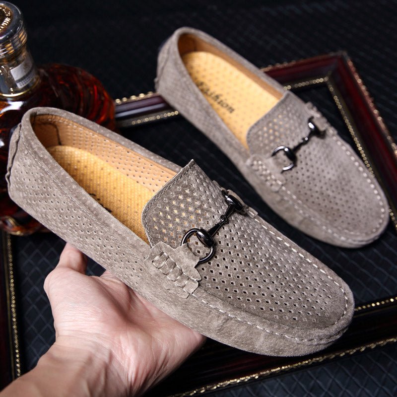Peas shoes breathable hollow casual shoes - Taylor K Shop