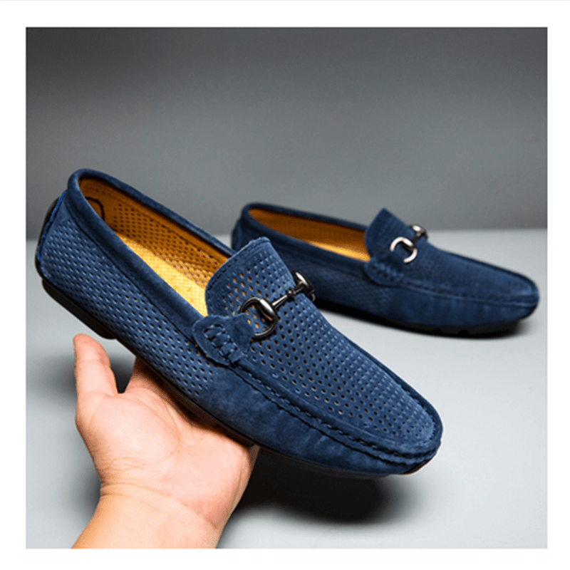 Peas shoes breathable hollow casual shoes - Taylor K Shop