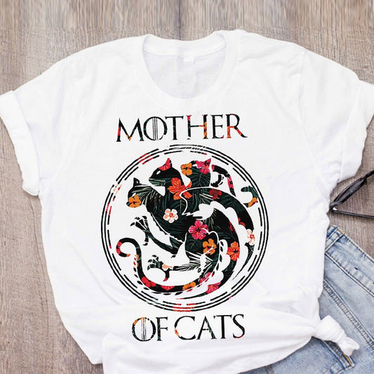 Pet Short Sleeved Fashion Print Summer Ladies Women's Blouse - Taylor K Shop
