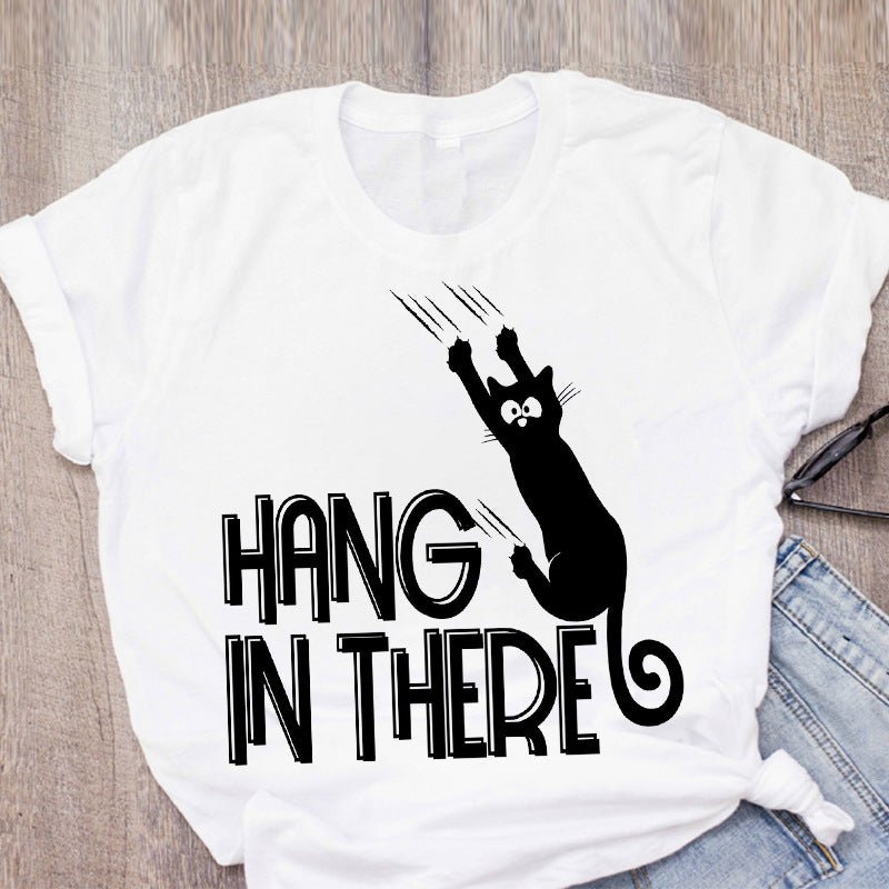Pet Short Sleeved Fashion Print Summer Ladies Women's Blouse - Taylor K Shop