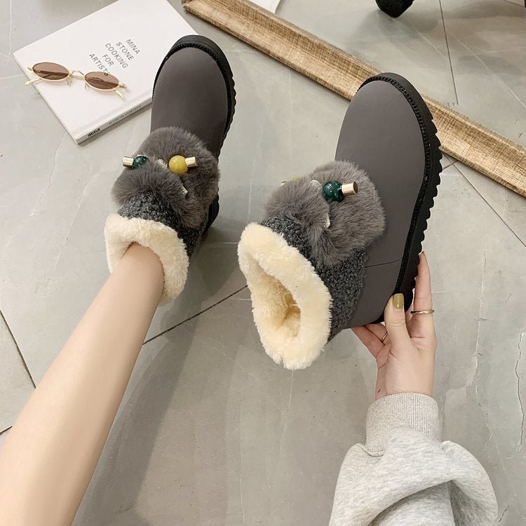 Platform ankle boots women's shoes - Taylor K Shop