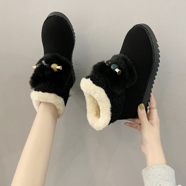 Platform ankle boots women's shoes - Taylor K Shop