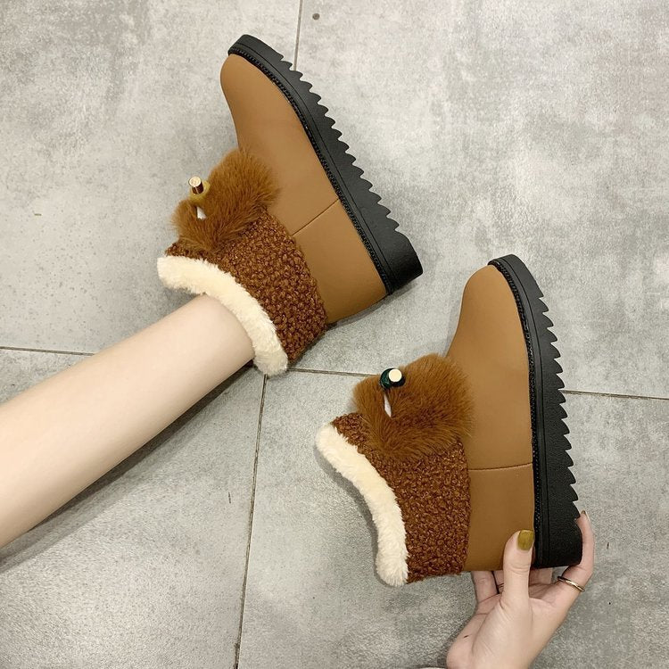 Platform ankle boots women's shoes - Taylor K Shop