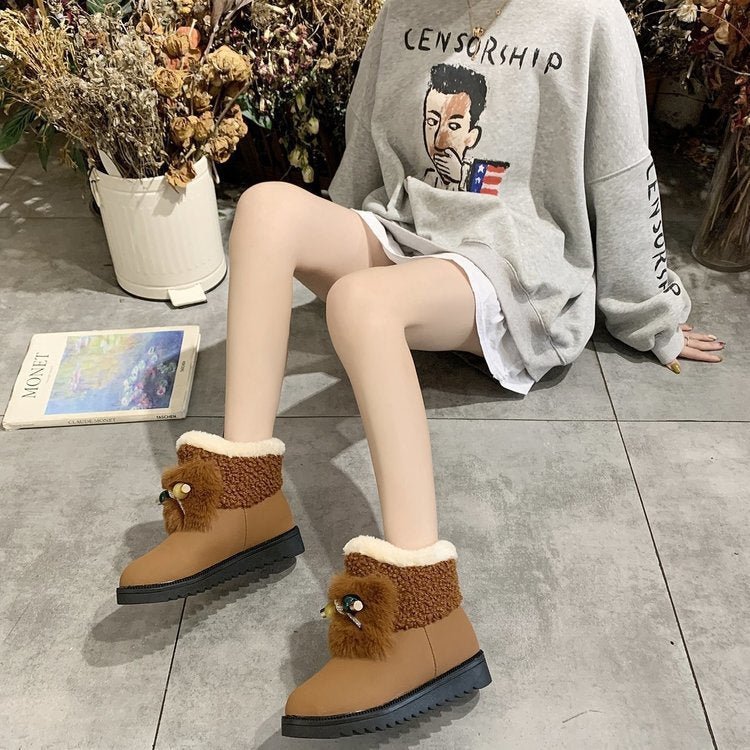 Platform ankle boots women's shoes - Taylor K Shop