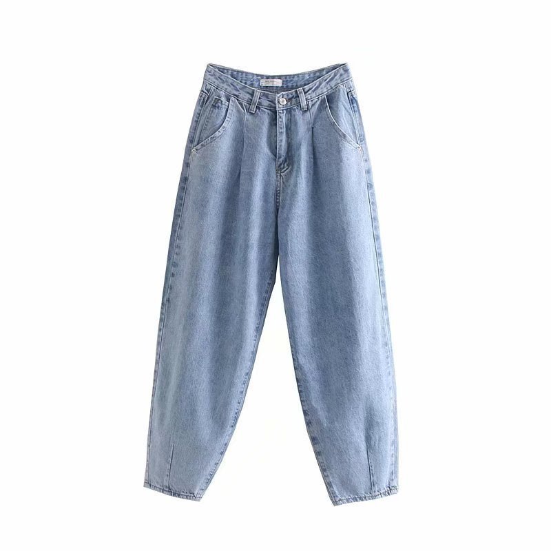 Pleated loose jeans - Taylor K Shop