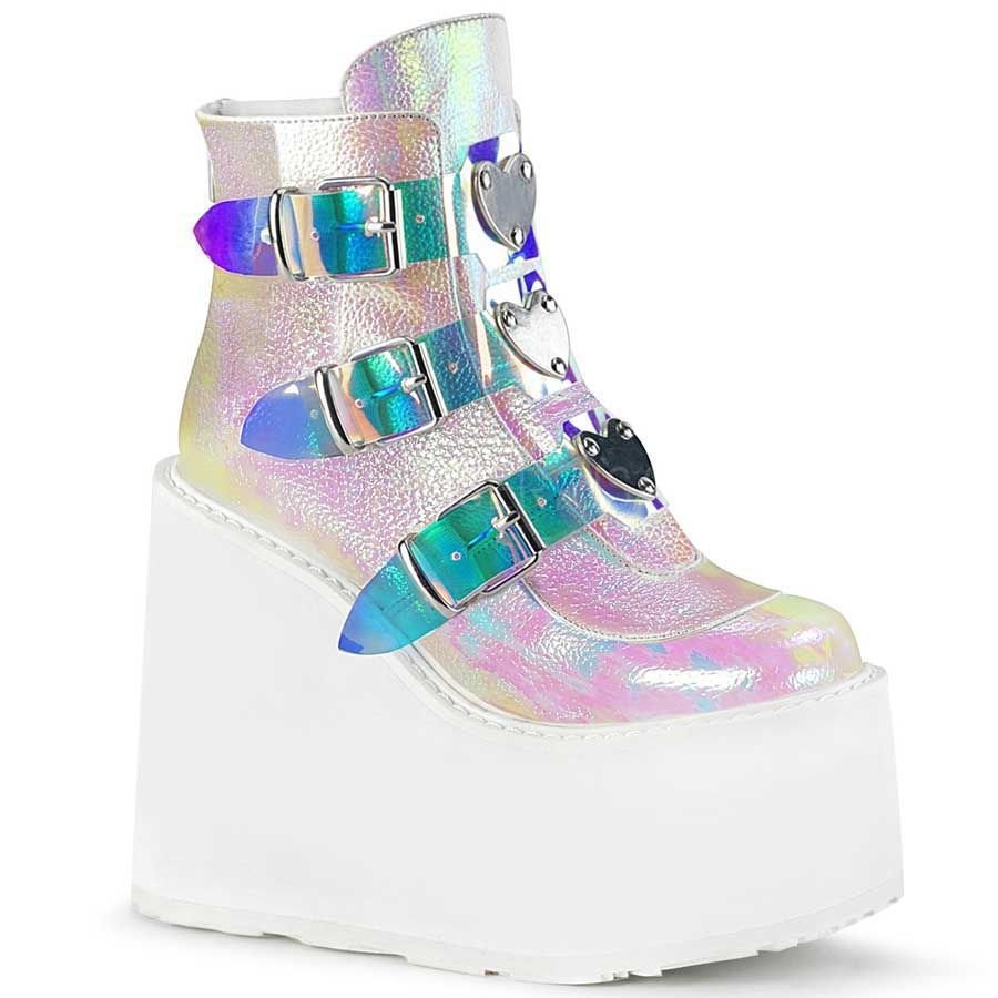 Plus Size Women'S Shoes Short Boots Women'S Colorful Super High - Heeled Wedge Martin Boots - Taylor K Shop