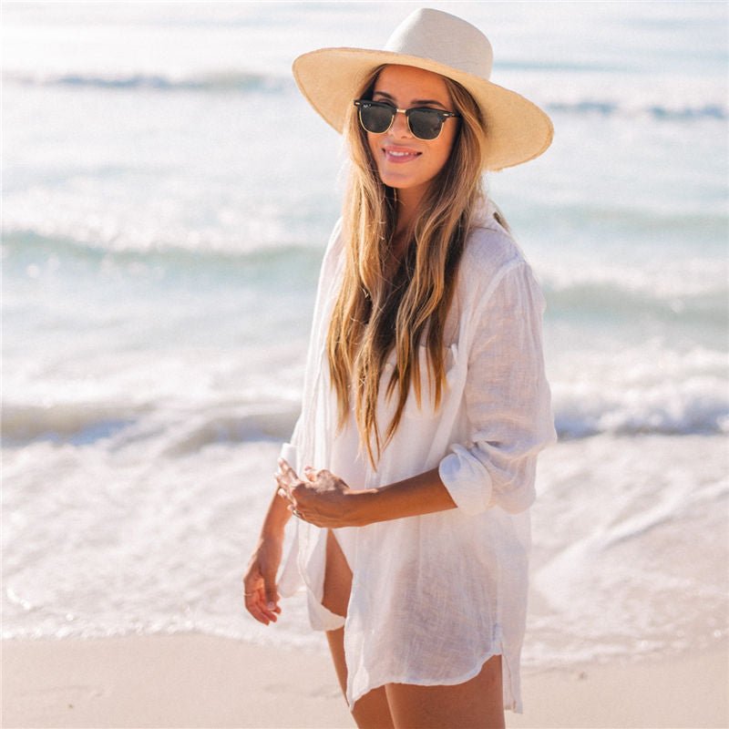 Pocket beach blouse - Taylor K Shop