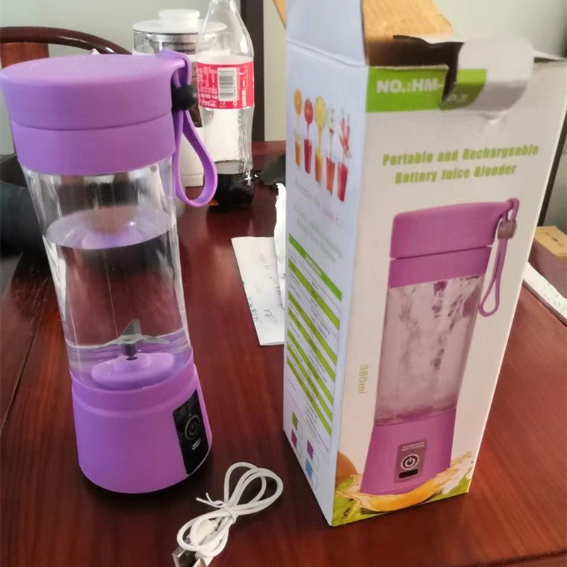 Portable Blender With USB Rechargeable Mini Kitchen Fruit Juice Mixer Home Simple Portable Electric Mini Juicer - Taylor K Shop
