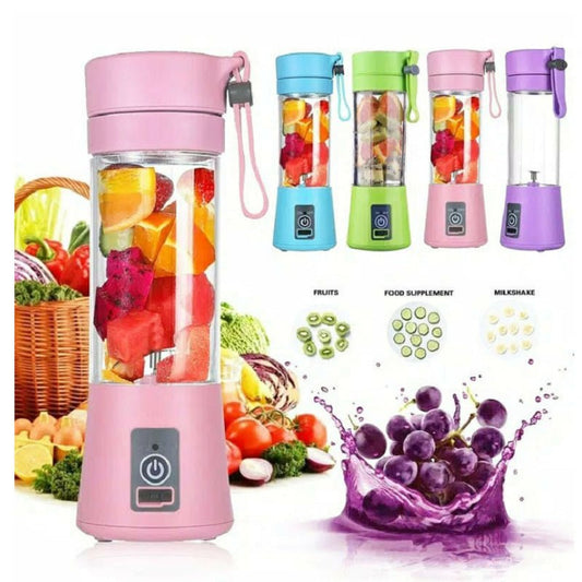 Portable Blender With USB Rechargeable Mini Kitchen Fruit Juice Mixer Home Simple Portable Electric Mini Juicer - Taylor K Shop